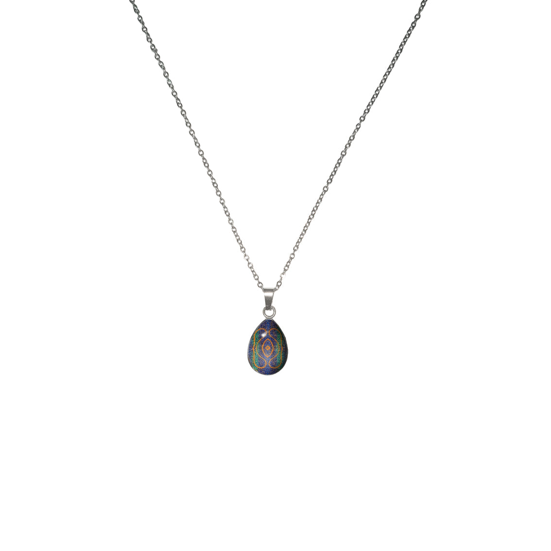 BIANCA ARCHIPELAGO XS DROP PENDANT ON A CHAIN NECKLACE - SD434S - on Satchel
