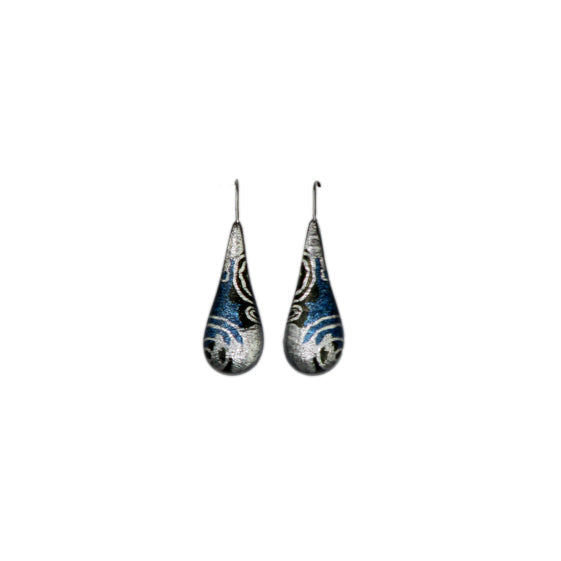 CORAL SEVEN SISTERS DANGLE DROP LARGE M EARRINGS - D440