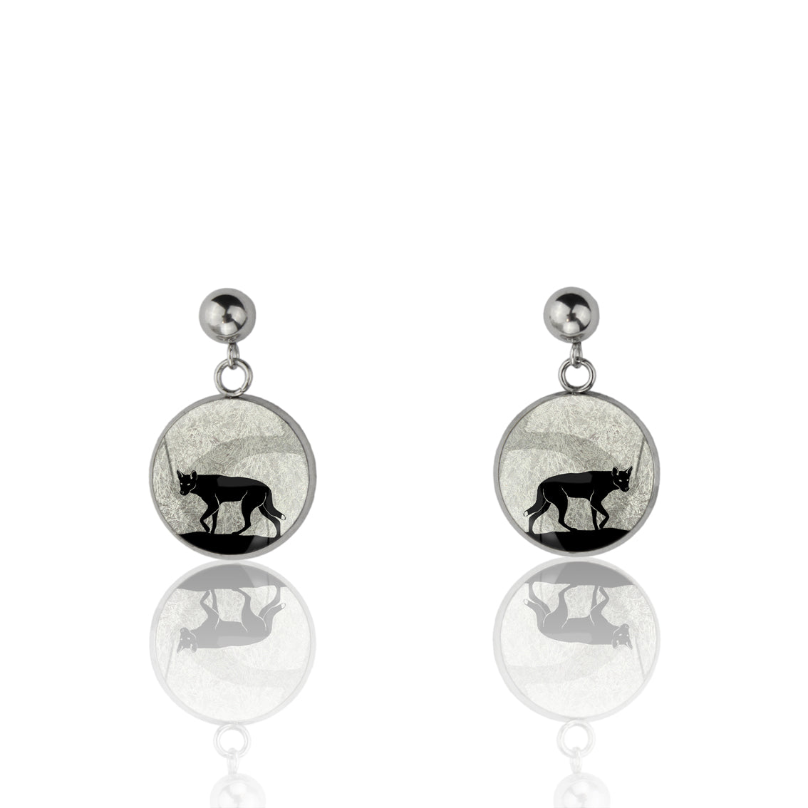 DINGO DANGLE DROP CIRCLE EARRINGS - MFY208S - on Satchel