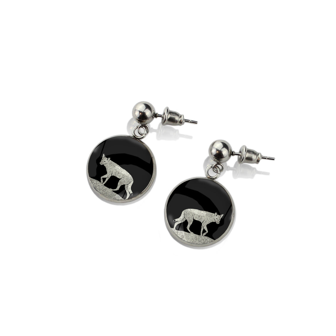 DINGO DANGLE DROP CIRCLE EARRINGS - MFY208S - on Satchel