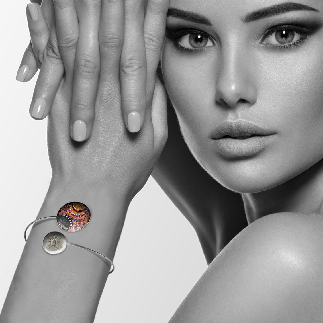 GAYLE ORANGE ADJUSTABLE BRACELET - SD012