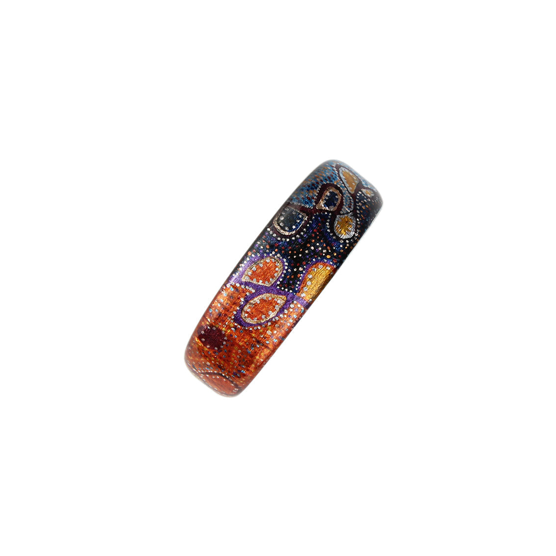 GAYLE ORANGE ADJUSTABLE NARROW BRACELET - SD014
