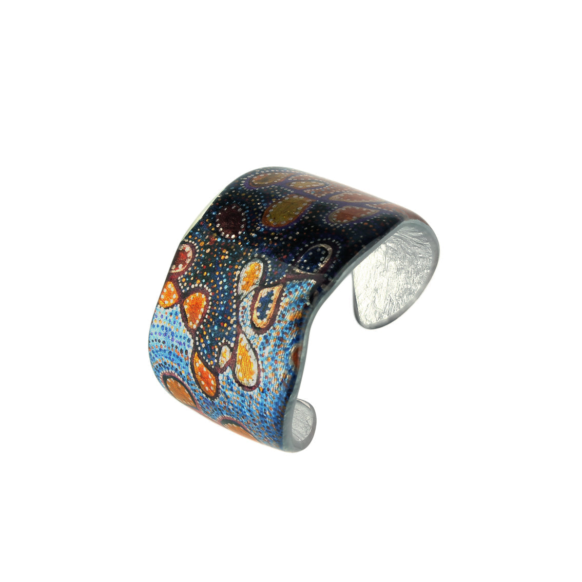 GAYLE ORANGE ADJUSTABLE STATEMENT BRACELET - SD016
