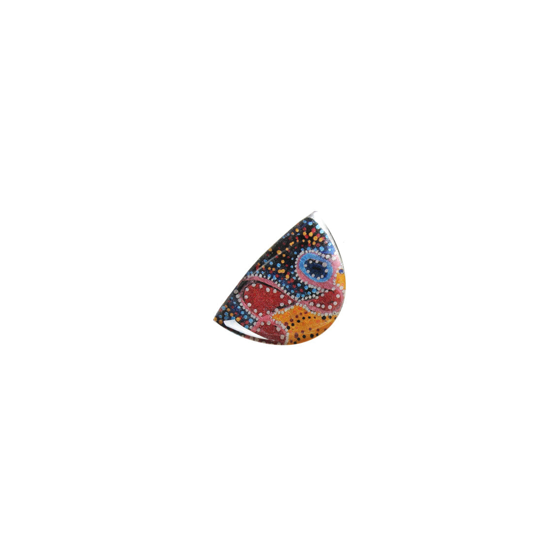 GAYLE ORANGE STATEMENT ADJUSTABLE RING - SD017