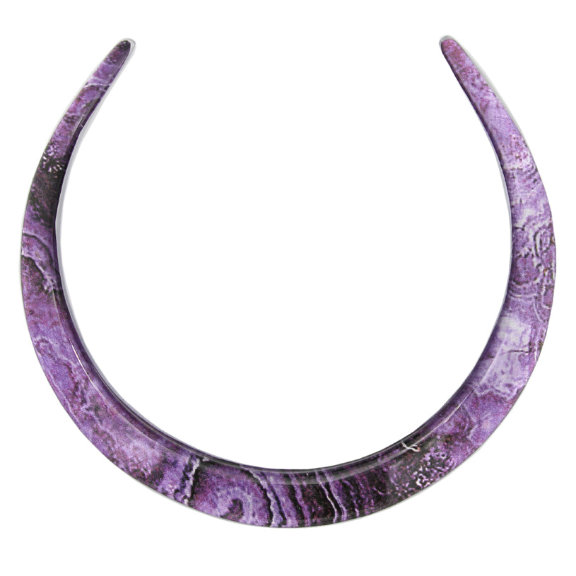 INSPIRED BY NATURE SYDNEY SANDSTONE ADJUSTABLE FITTED NECKLACE - D806