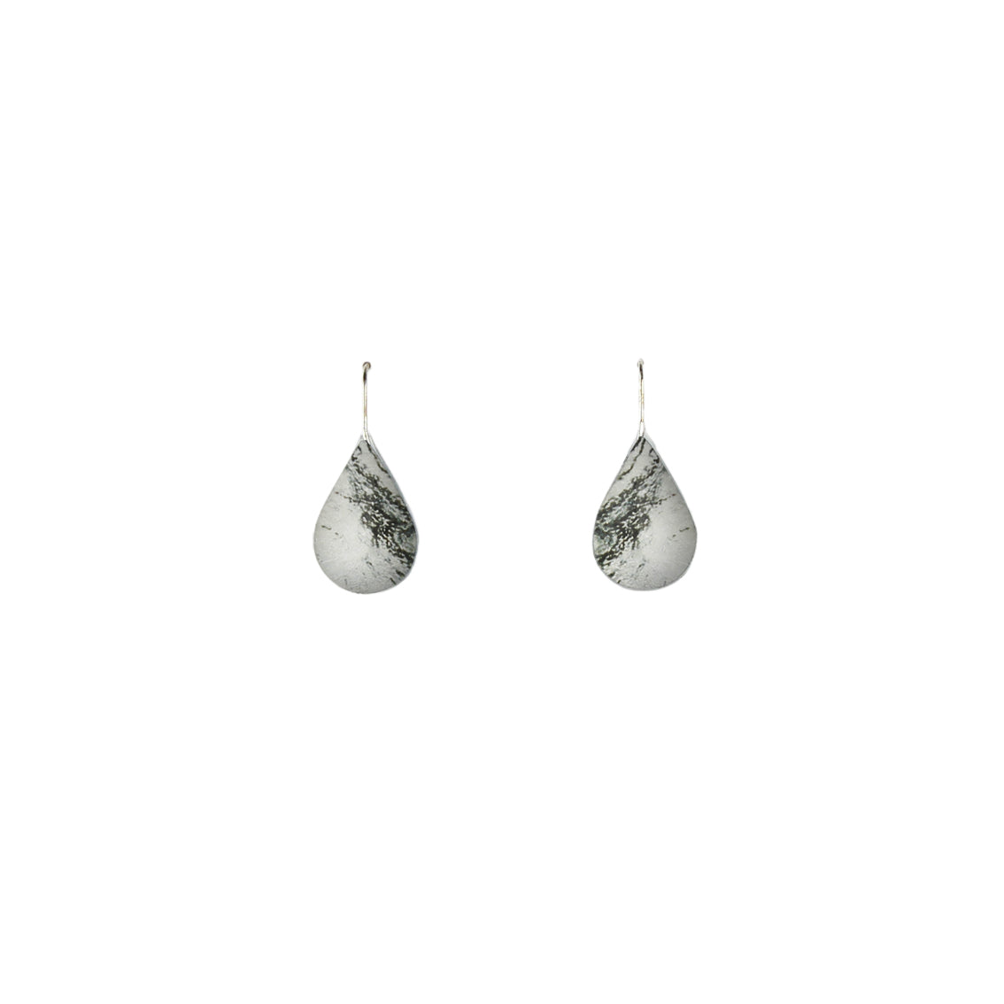 INSPIRED BY NATURE SYDNEY SANDSTONE DANGLE DROP DOMED EARRINGS - D821