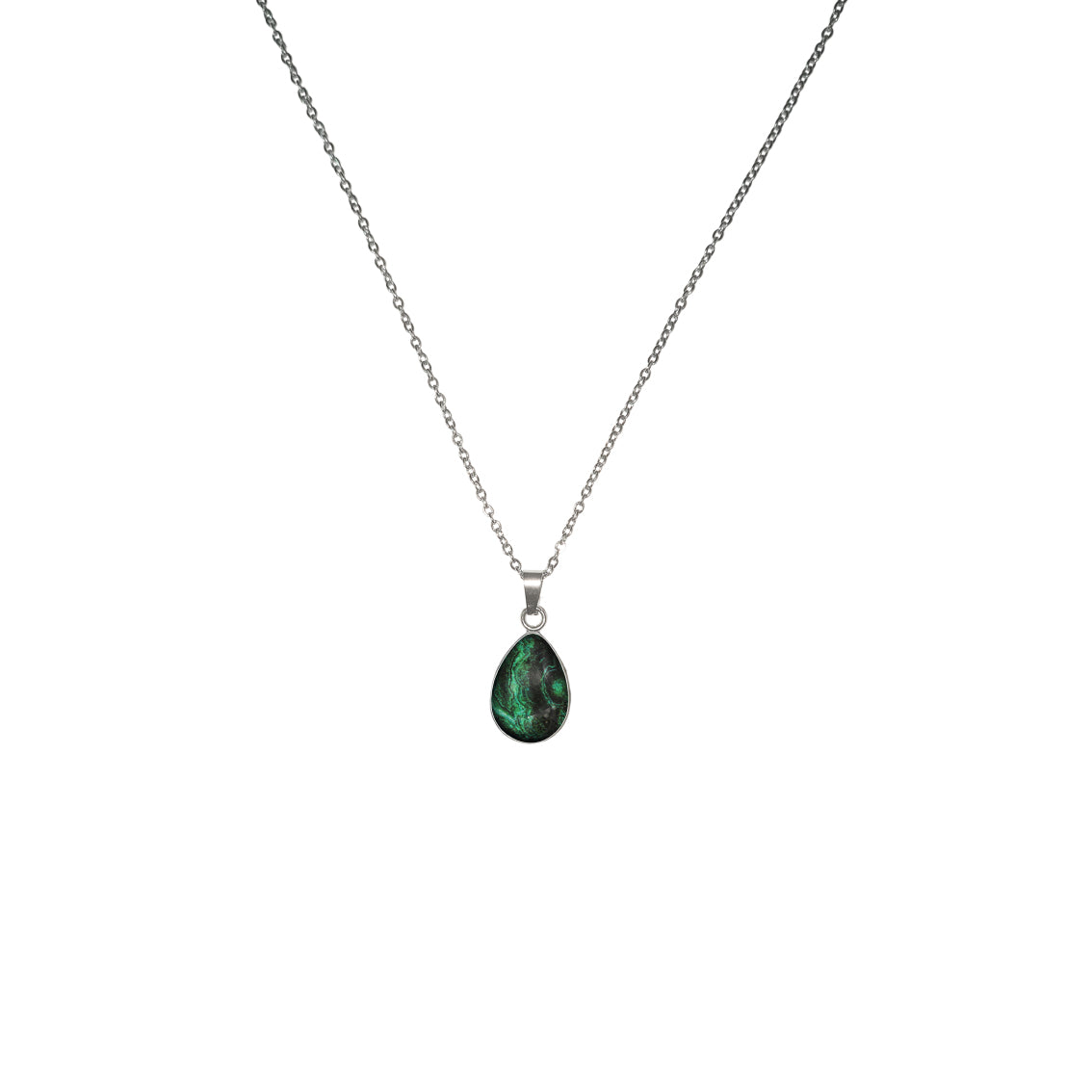 INSPIRED BY NATURE SYDNEY SANDSTONE DROP PENDANT ON A CHAIN NECKLACE - D790 - in Circle Box
