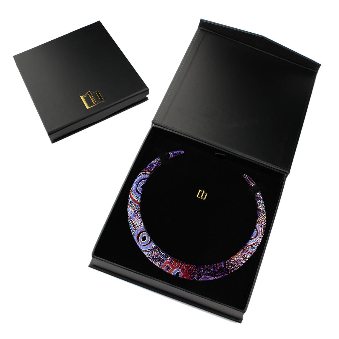 JOY PURPLE ADJUSTABLE FITTED NECKLACE - SD096