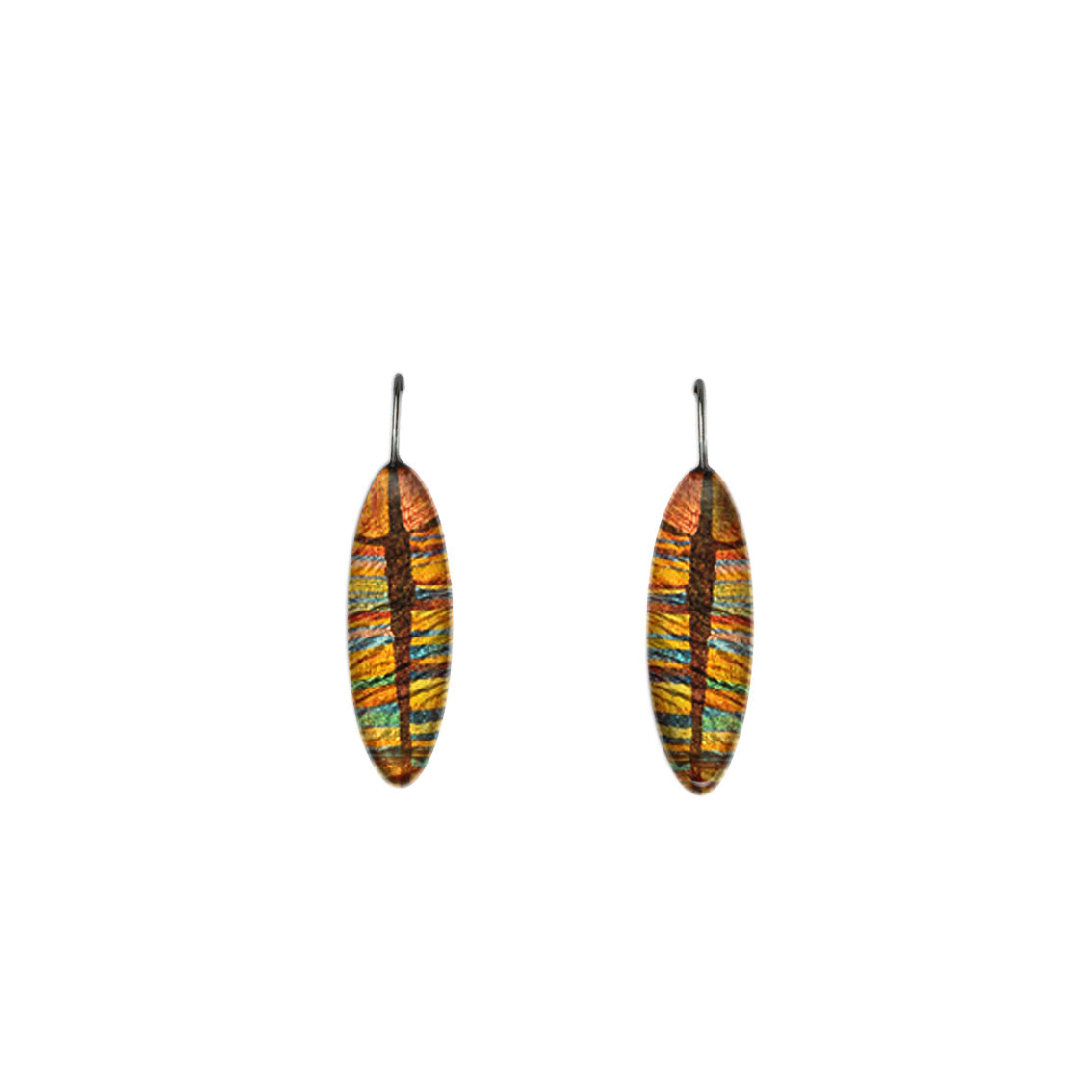 JUDY BRIGHT COLORS DANGLE DROP LONG EARRINGS - D342
