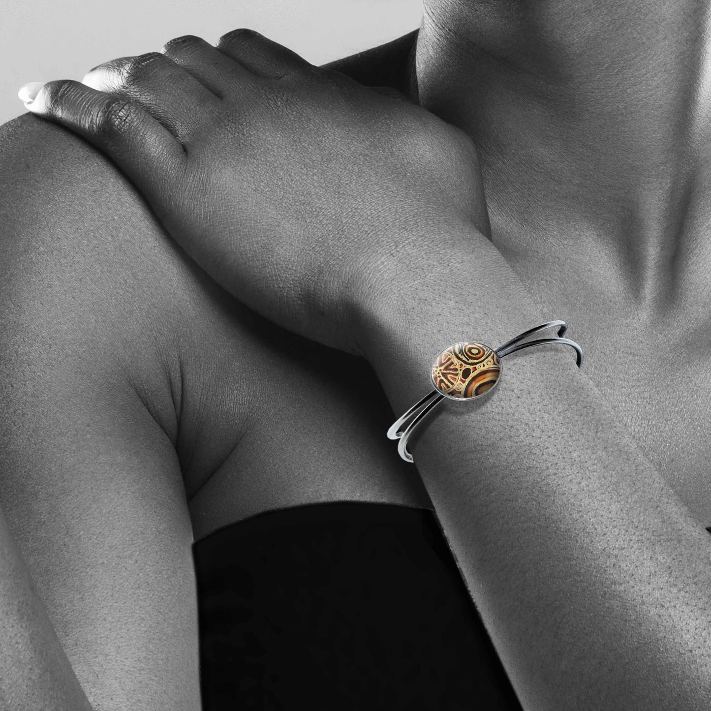 KERRY RAK BULGUL D DOUBLE WIRE BANGLE - B140
