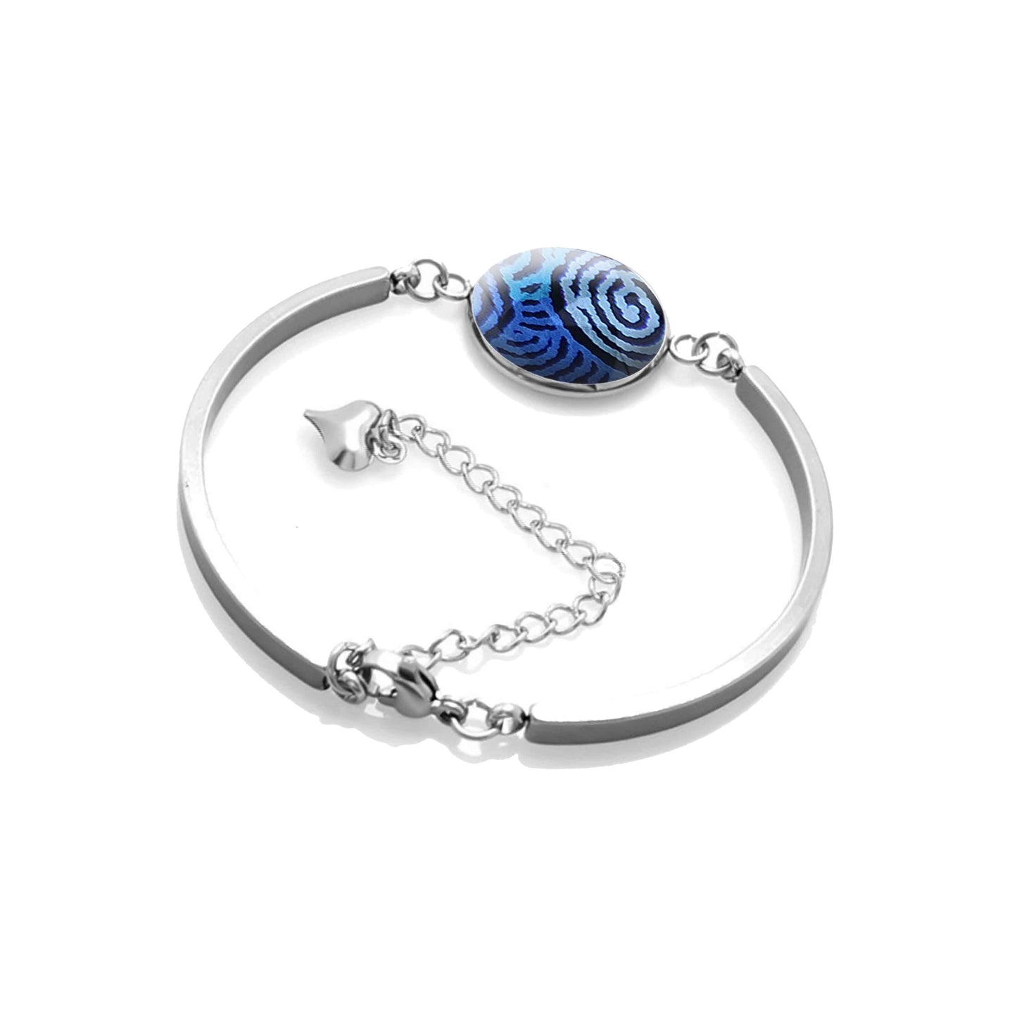 KIRSTY MINA BLUE DANGLE BANGLE - B107