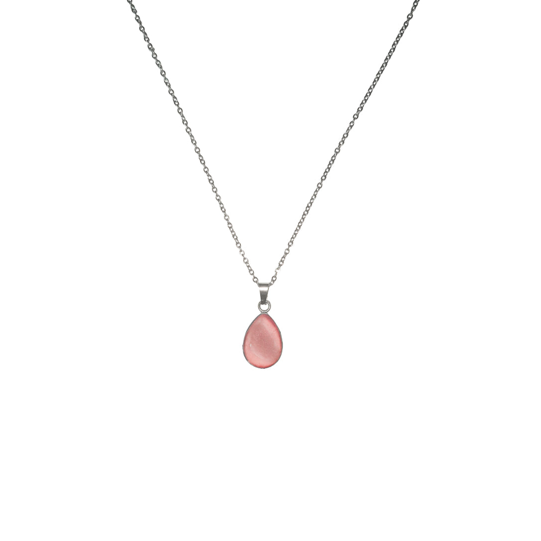 LARME DE JOIE TEAR DROP MINI NECKLACE - M217S - on Satchel