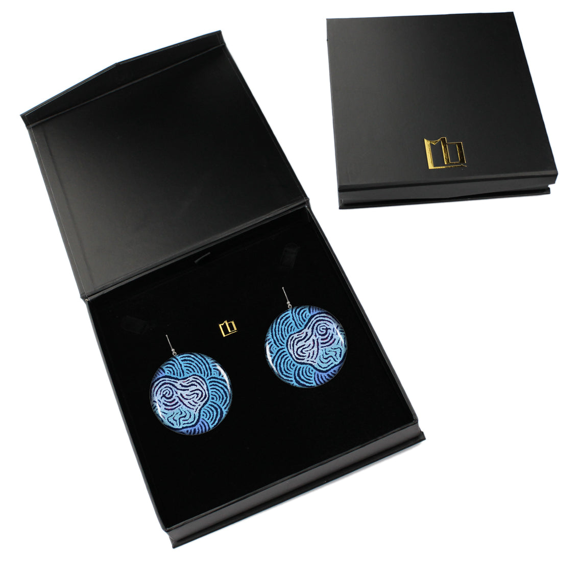 KIRSTY DISC LARGE STATEMENT EARRINGS - ST028