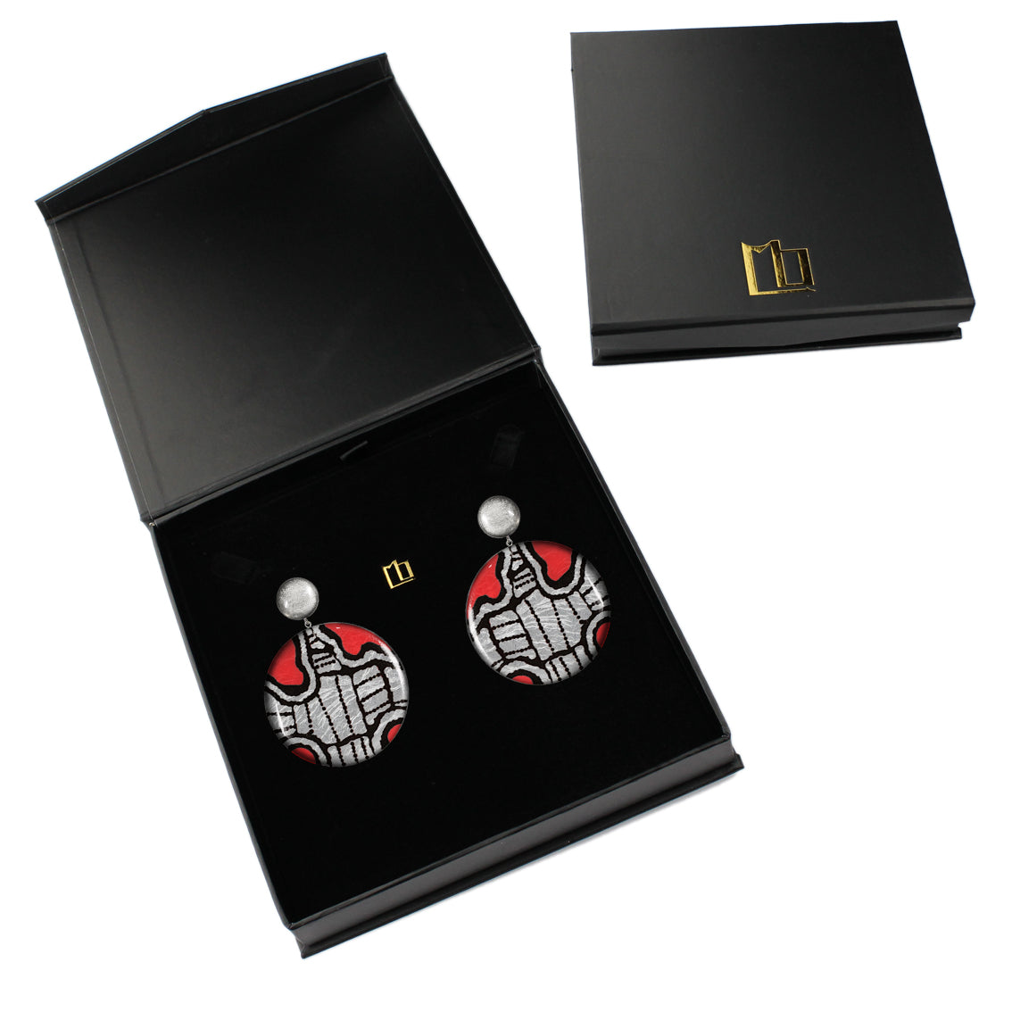 AMELIA CIRCLE LARGE STATEMENT EARRINGS - ST041