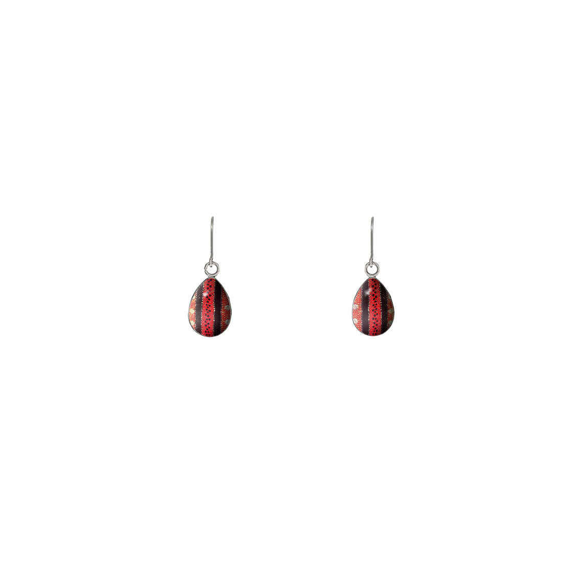 OTTO STAR RED XS DROP EARRINGS - SD385 - in Circle Box