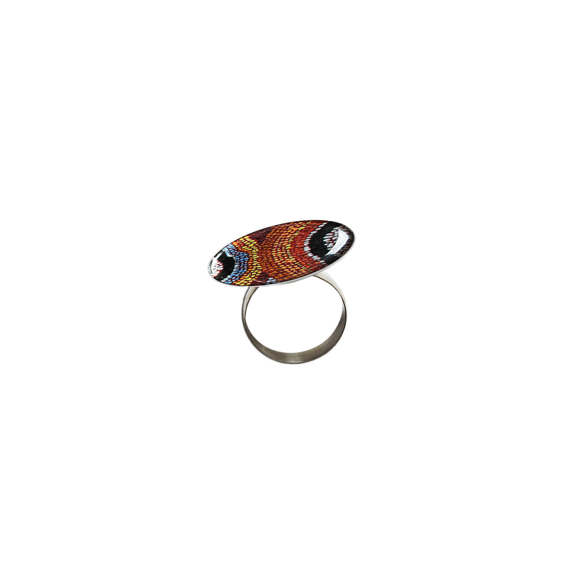 STAR ORANGE STATEMENT ADJUSTABLE RING - SD212