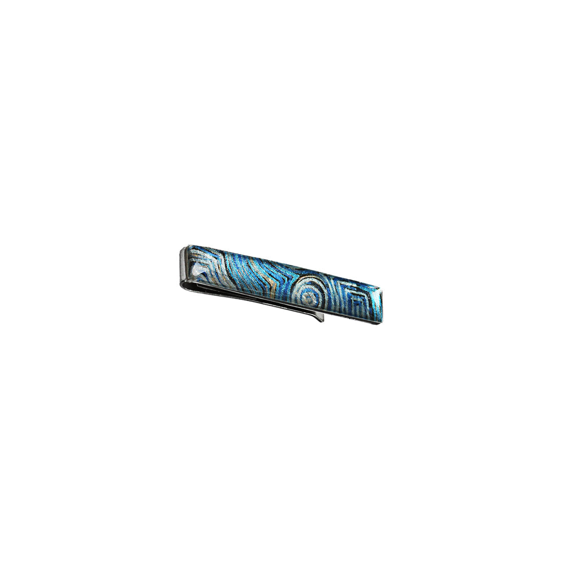 PAULINE GALLAGHER MINA BLUE ELEGANT TIE-CLIP - SD065