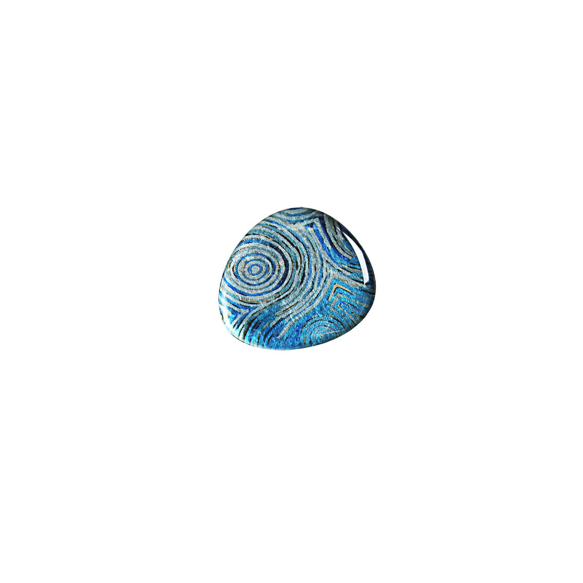 PAULINE GALLAGHER MINA BLUE STATEMENT ADJUSTABLE RING - SD063
