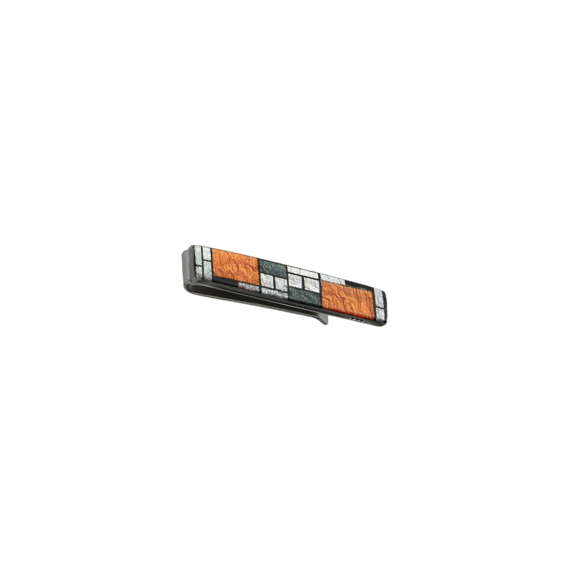 PERSPECTIVE MONDRIAN POP ART ABSTRACT ELEGANT TIE-CLIP - D530