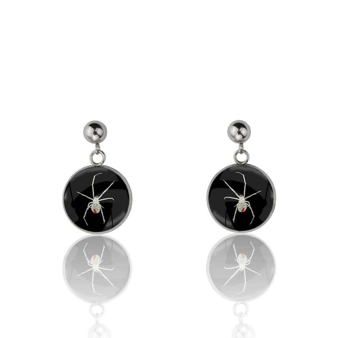 REDBACK DANGLE DROP CIRCLE EARRINGS - MFY199S - on Satchel