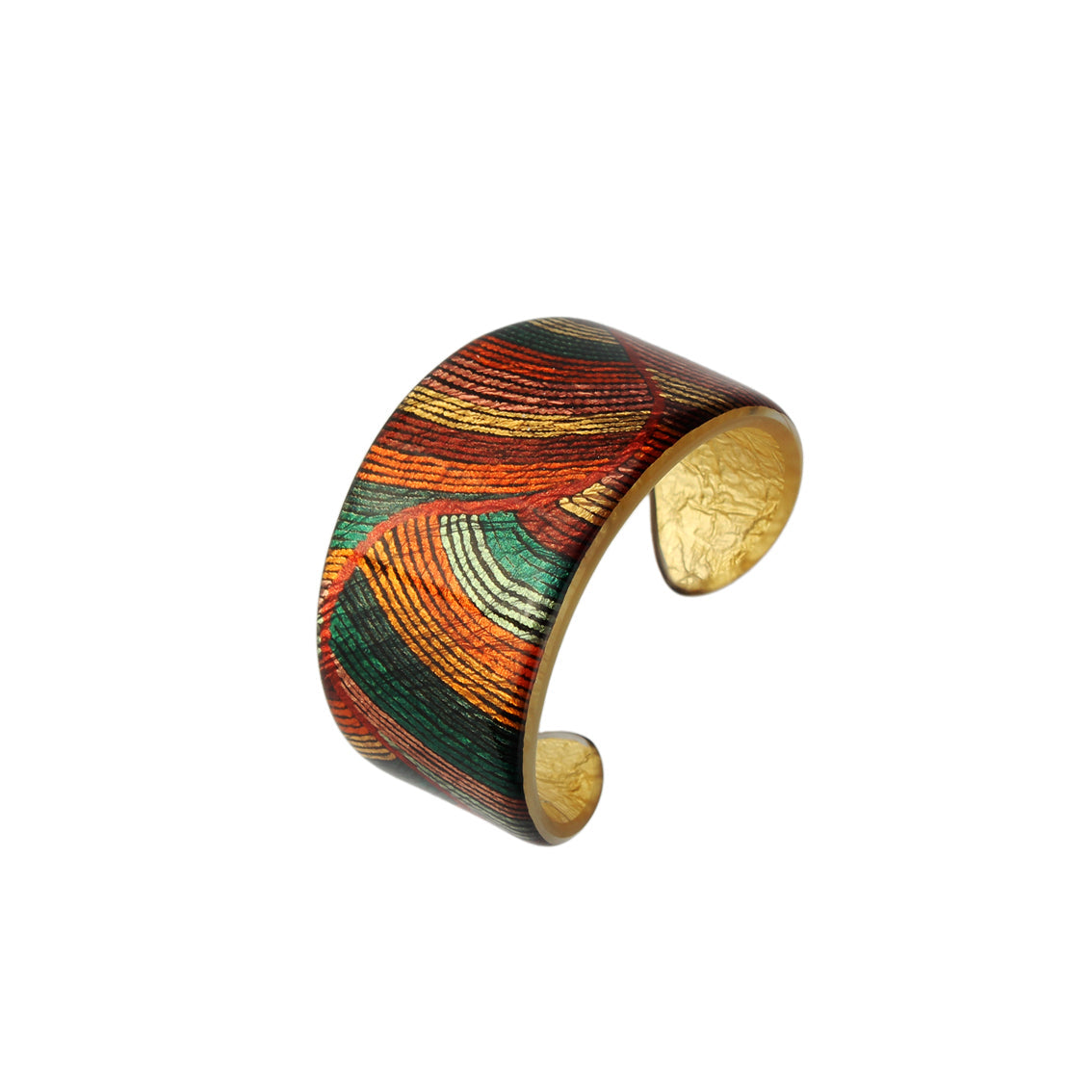 SELINA ORANGE ADJUSTABLE WIDE BRACELET - SD035