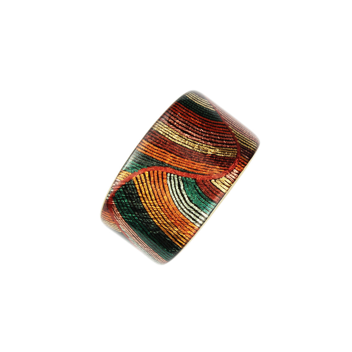 SELINA ORANGE ADJUSTABLE WIDE BRACELET - SD035