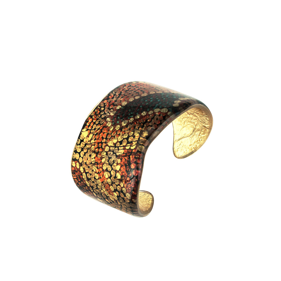 TESS ORANGE ADJUSTABLE STATEMENT BRACELET - SD188