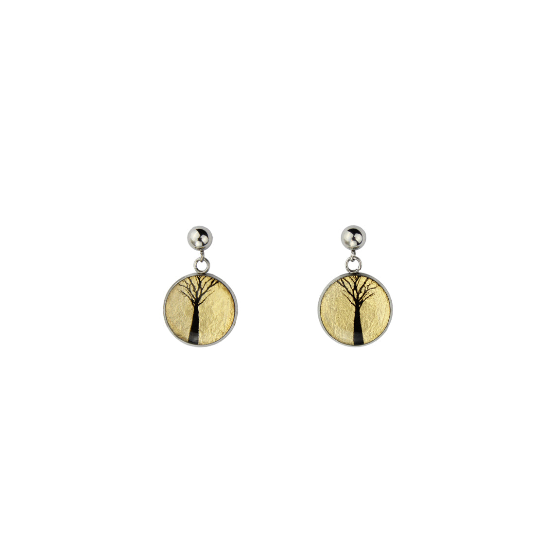 TREE OF LIFE DANGLE DROP EARRINGS - M066S - on Satchel