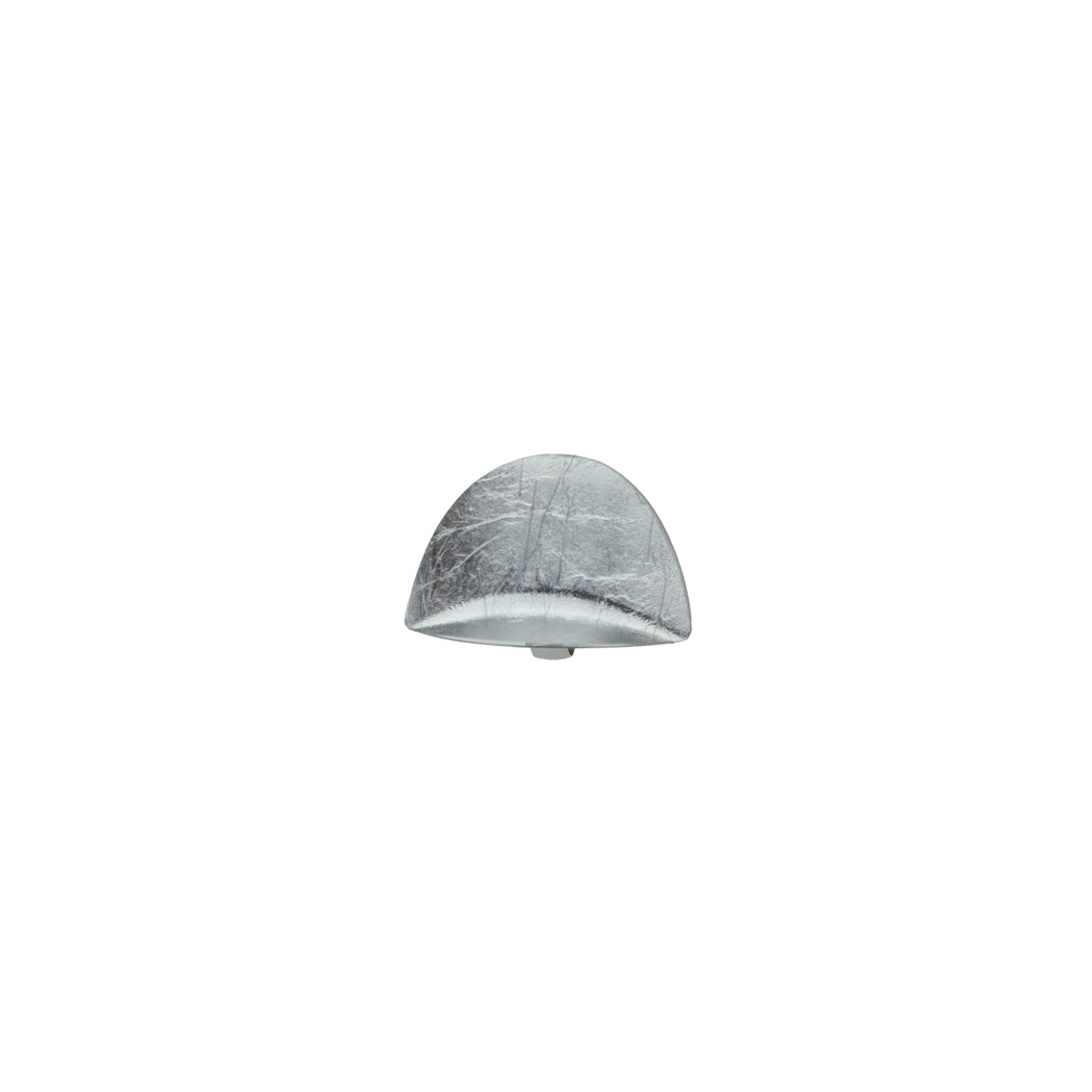 VIRGULE HALF MOON SHAPE LARGE ADJUSTABLE RING - F023