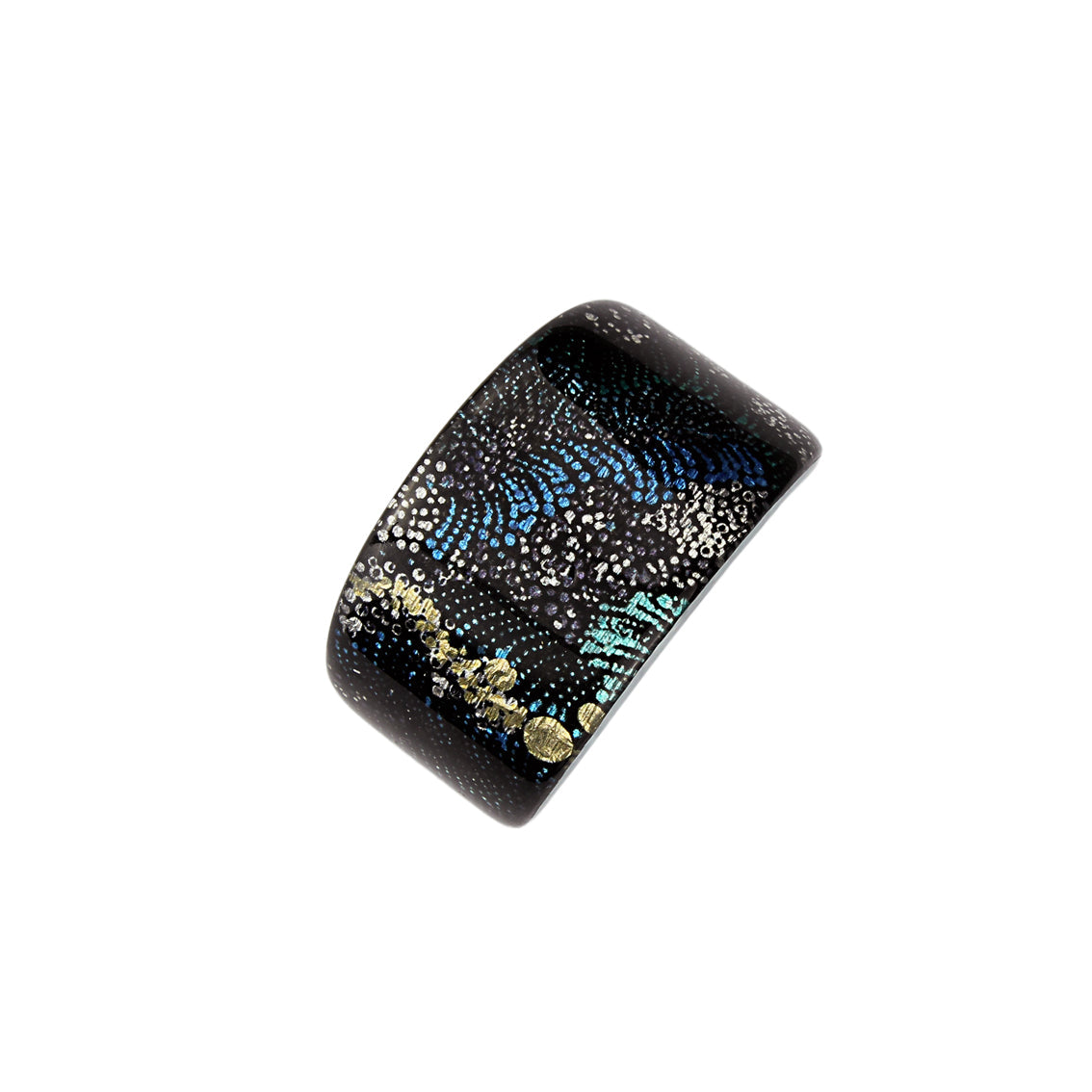 WENDY BLACK ADJUSTABLE WIDE BRACELET - SD143