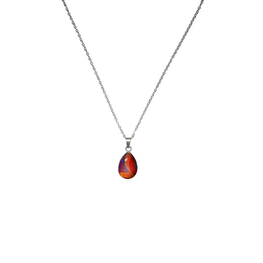 AGNES MULTI COLOR XS DROP PENDANT ON A CHAIN NECKLACE - SD396 - in Circle Box