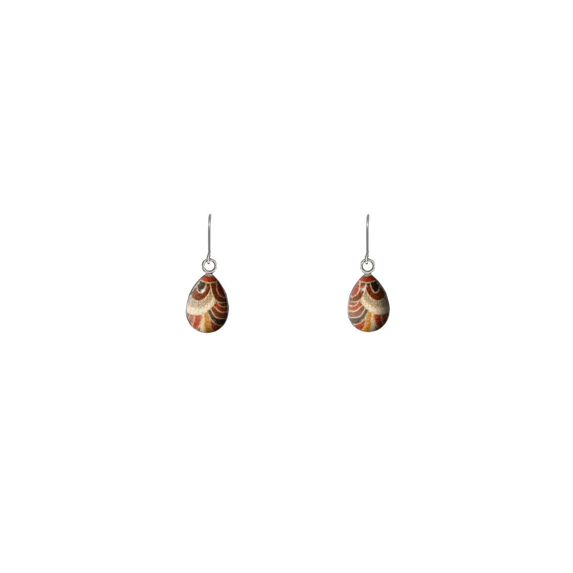 CORAL CIRCLE OF LIFE DANGLE XS DROP EARRINGS - SD431S - on Satchel