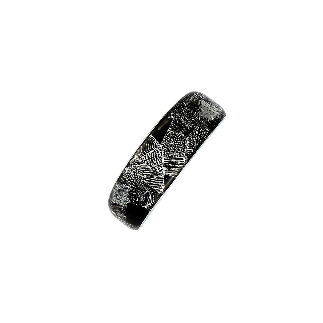 CORINNE SILVER AND BLACK ADJUSTABLE NARROW BRACELET - SD260