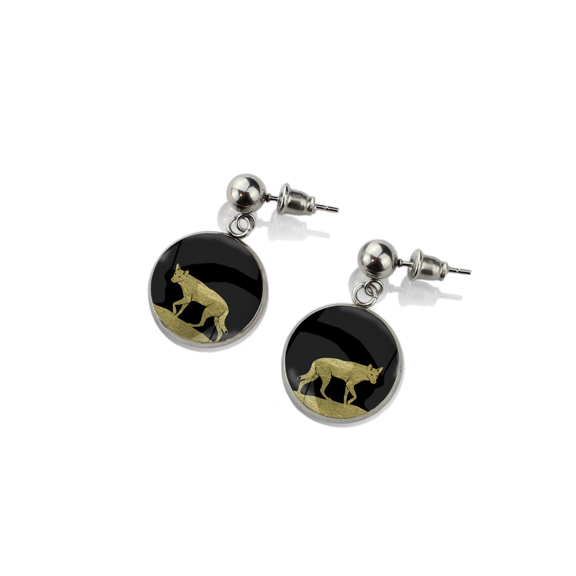 DINGO DANGLE DROP CIRCLE EARRINGS - MFY208S - on Satchel
