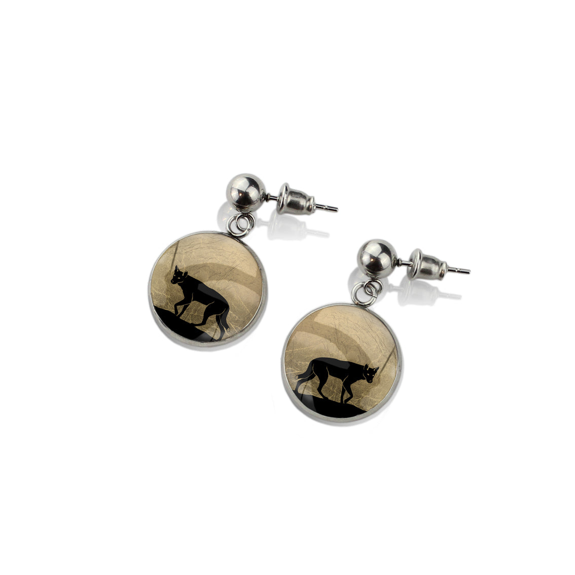 DINGO DANGLE DROP CIRCLE EARRINGS - MFY208S - on Satchel