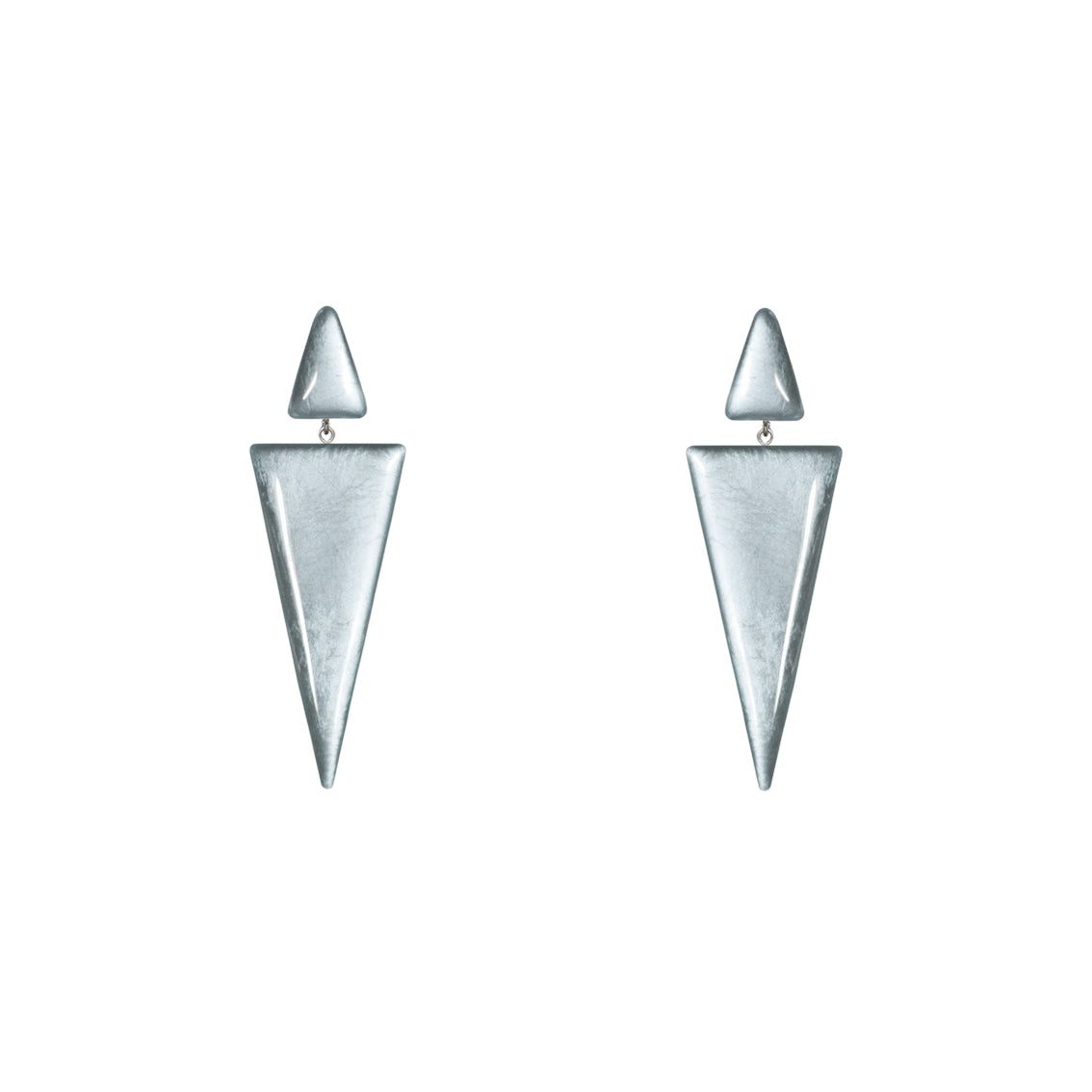 DOUBLE TRIANGLE STATEMENT EARRINGS - ST006