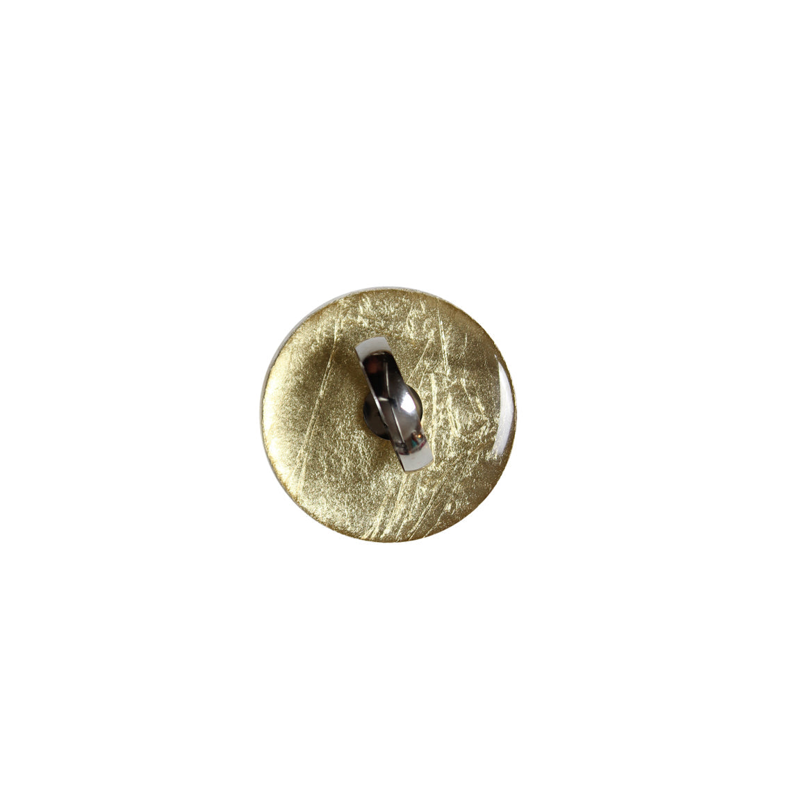 ELSIE GOLD AND BLACK STATEMENT ADJUSTABLE RING - SD238
