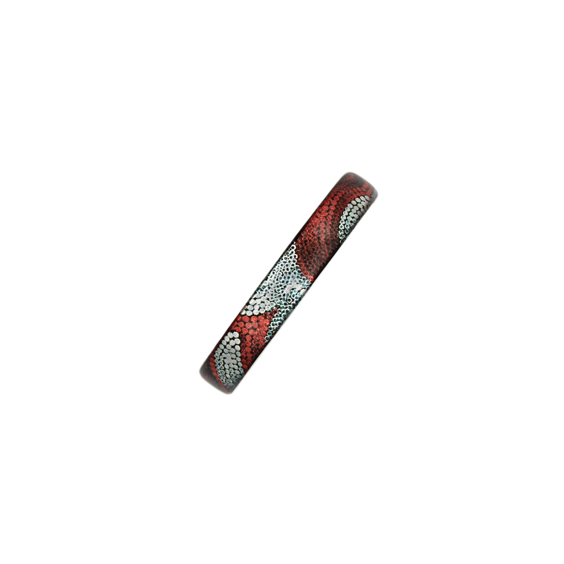 FABRIANNE RED AND SILVER ADJUSTABLE MINI  BRACELET - SD340