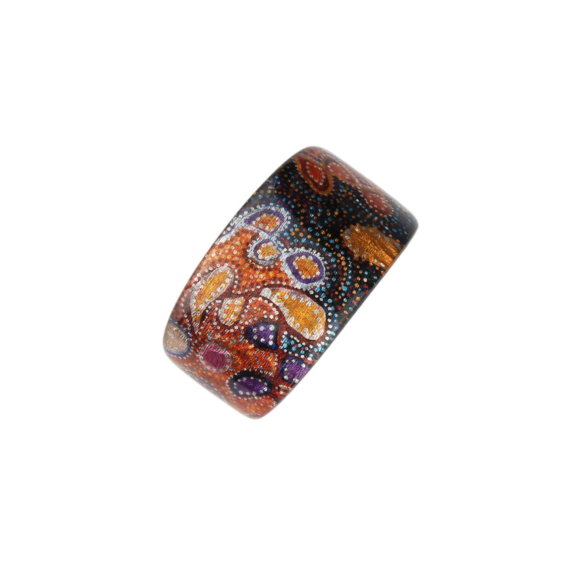 GAYLE ORANGE ADJUSTABLE WIDE BRACELET - SD015