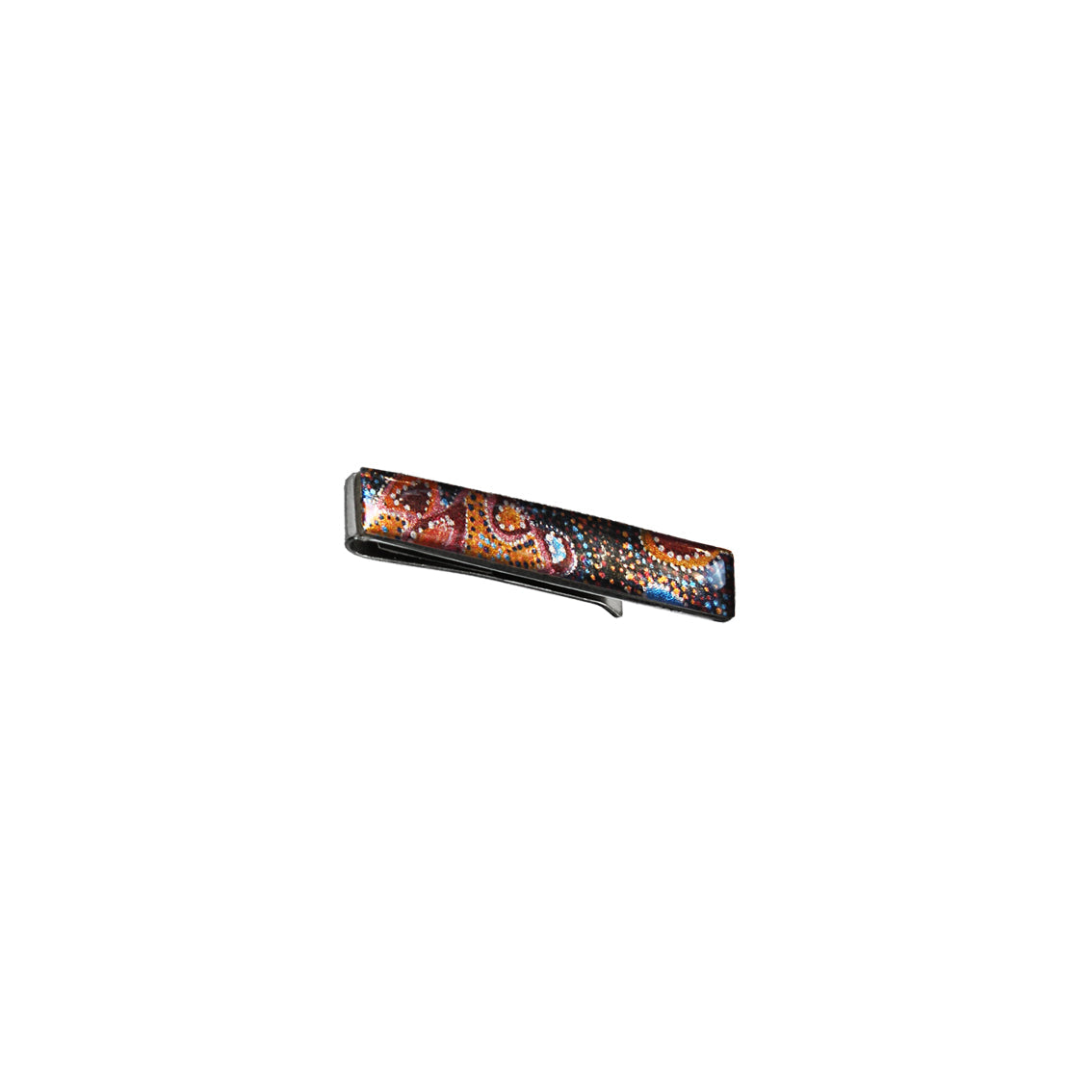 GAYLE ORANGE ELEGANT TIE-CLIP - SD019