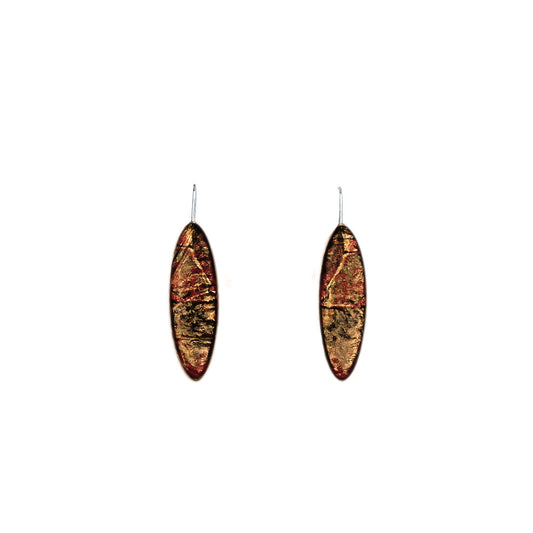 GIRLS ENJOYING THE BAY PASTEL TONES DANGLE DROP LONG EARRINGS - D301