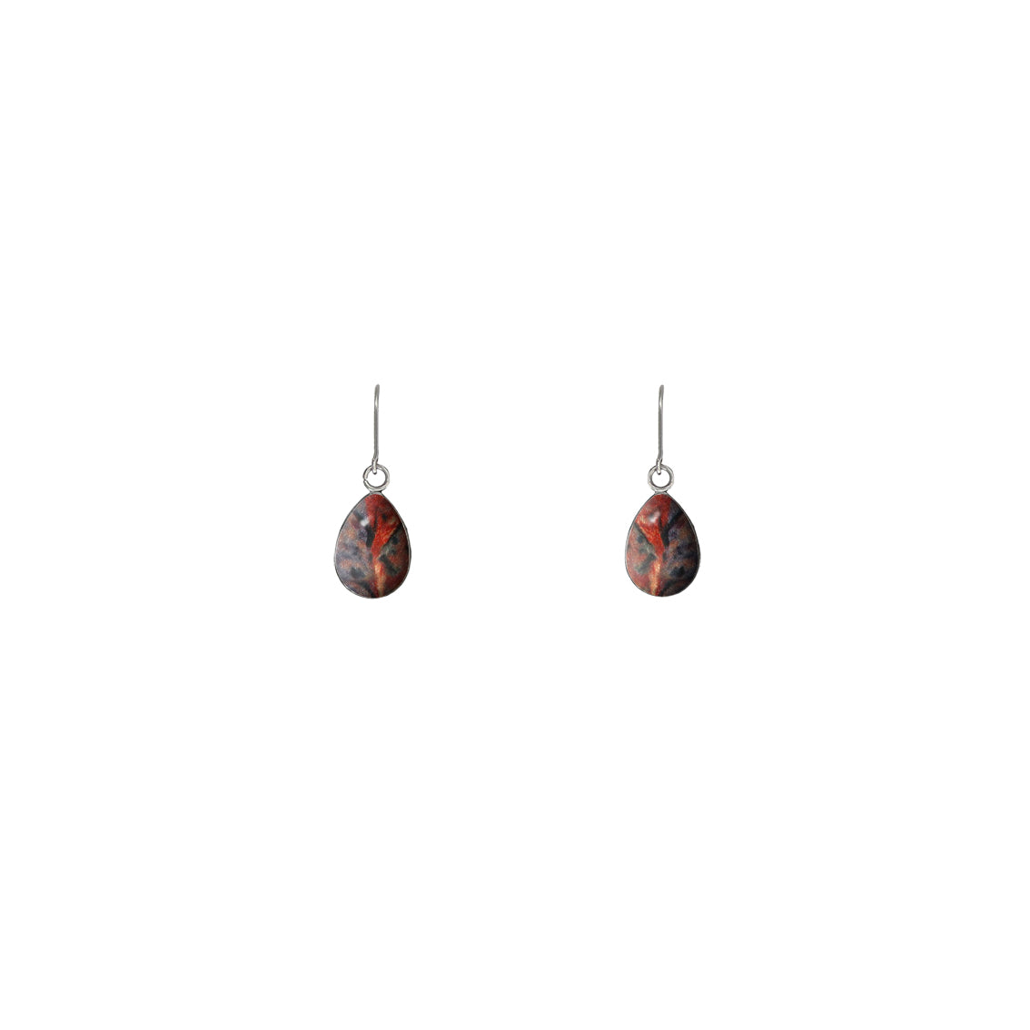 GIRLS ENJOYING THE BAY PASTEL TONES DANGLE XS DROP EARRINGS - D792S - on Satchel