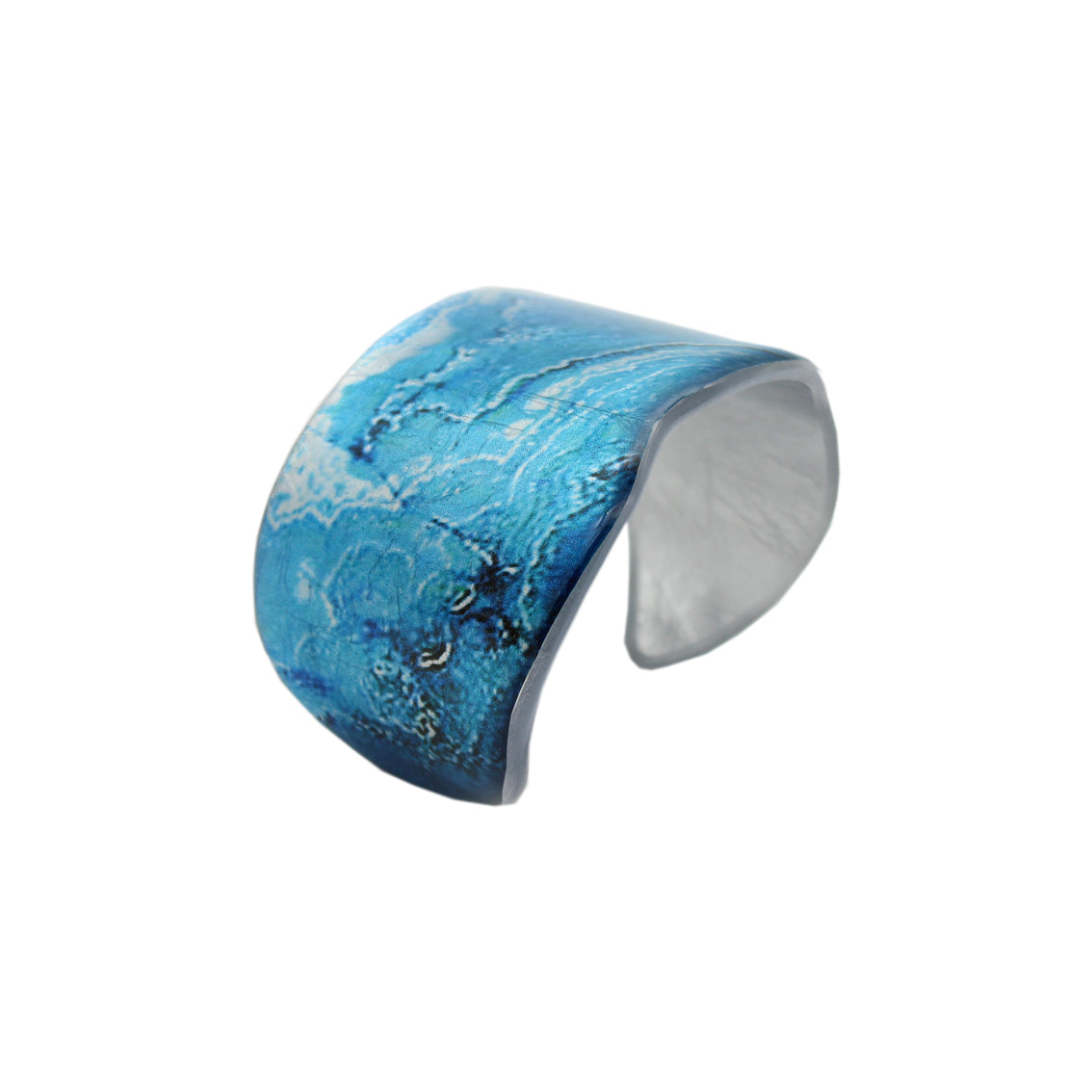 INSPIRED BY NATURE SYDNEY SANDSTONE ADJUSTABLE STATEMENT BRACELET - D811