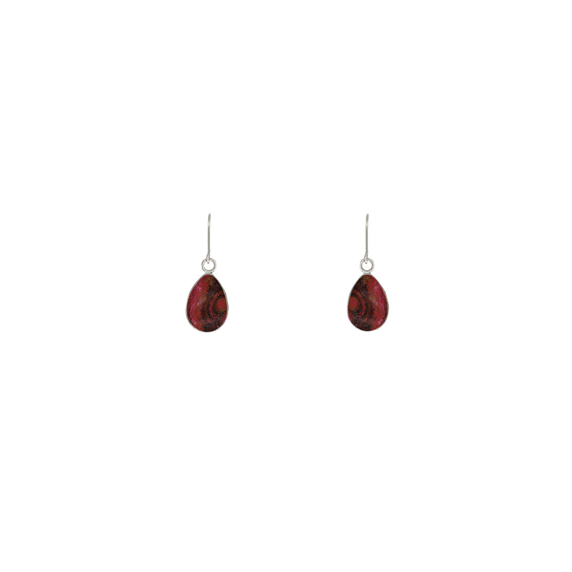 INSPIRED BY NATURE SYDNEY SANDSTONE XS DROP METAL EARRINGS - D789S - on Satchel
