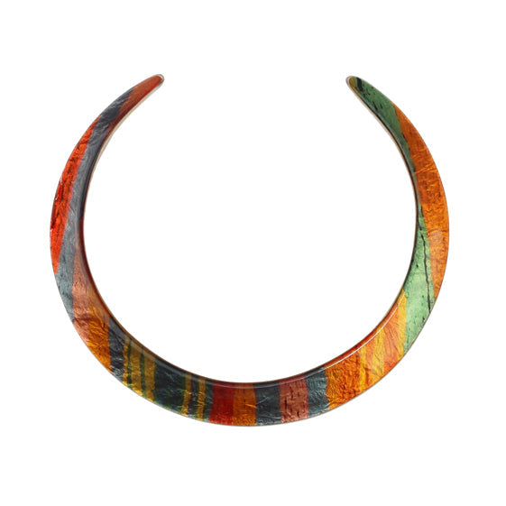 JUDY BRIGHT COLORS ADJUSTABLE FITTED NECKLACE - D355
