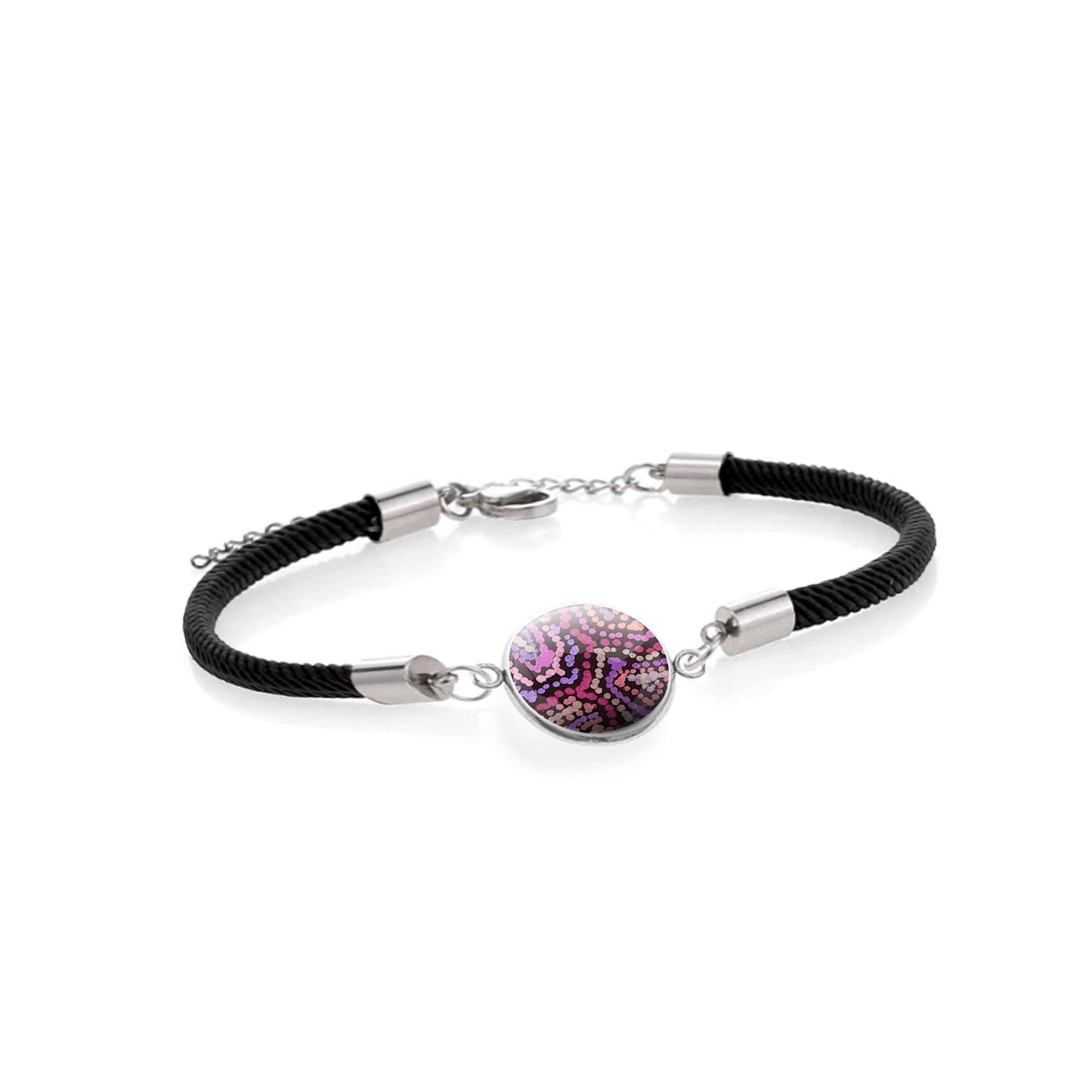 JOY PURPLE CORD BRACELET - B126
