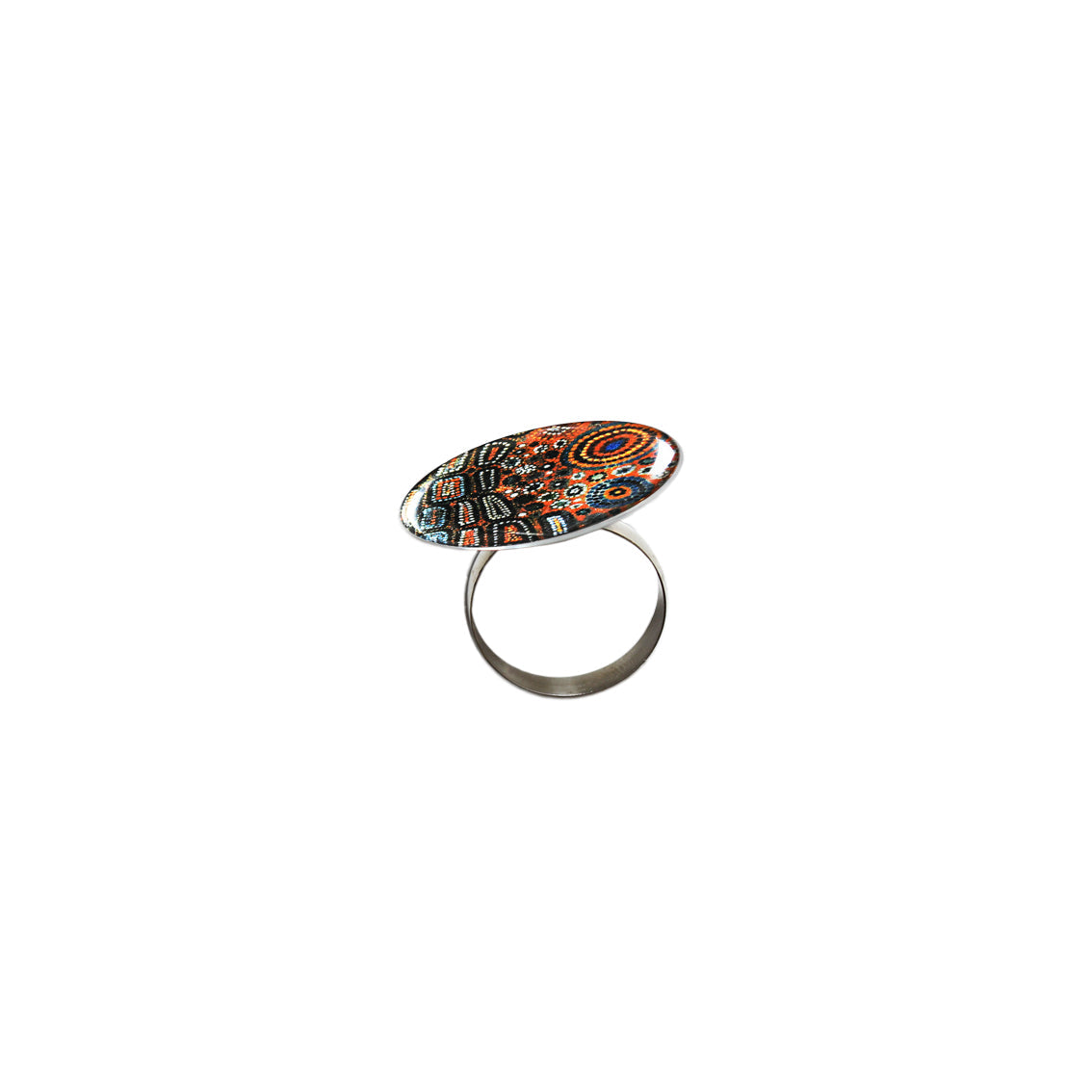 CROCODILE STORY STATEMENT ADJUSTABLE RING - SD308