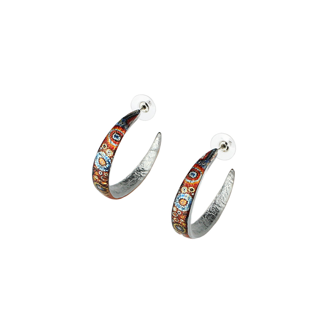 CROCODILE STORY STATEMENT LOOP EARRINGS - SD294