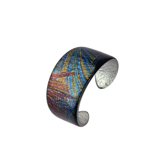 WOMAN SEA STORY BLUE ADJUSTABLE WIDE BRACELET - SD323