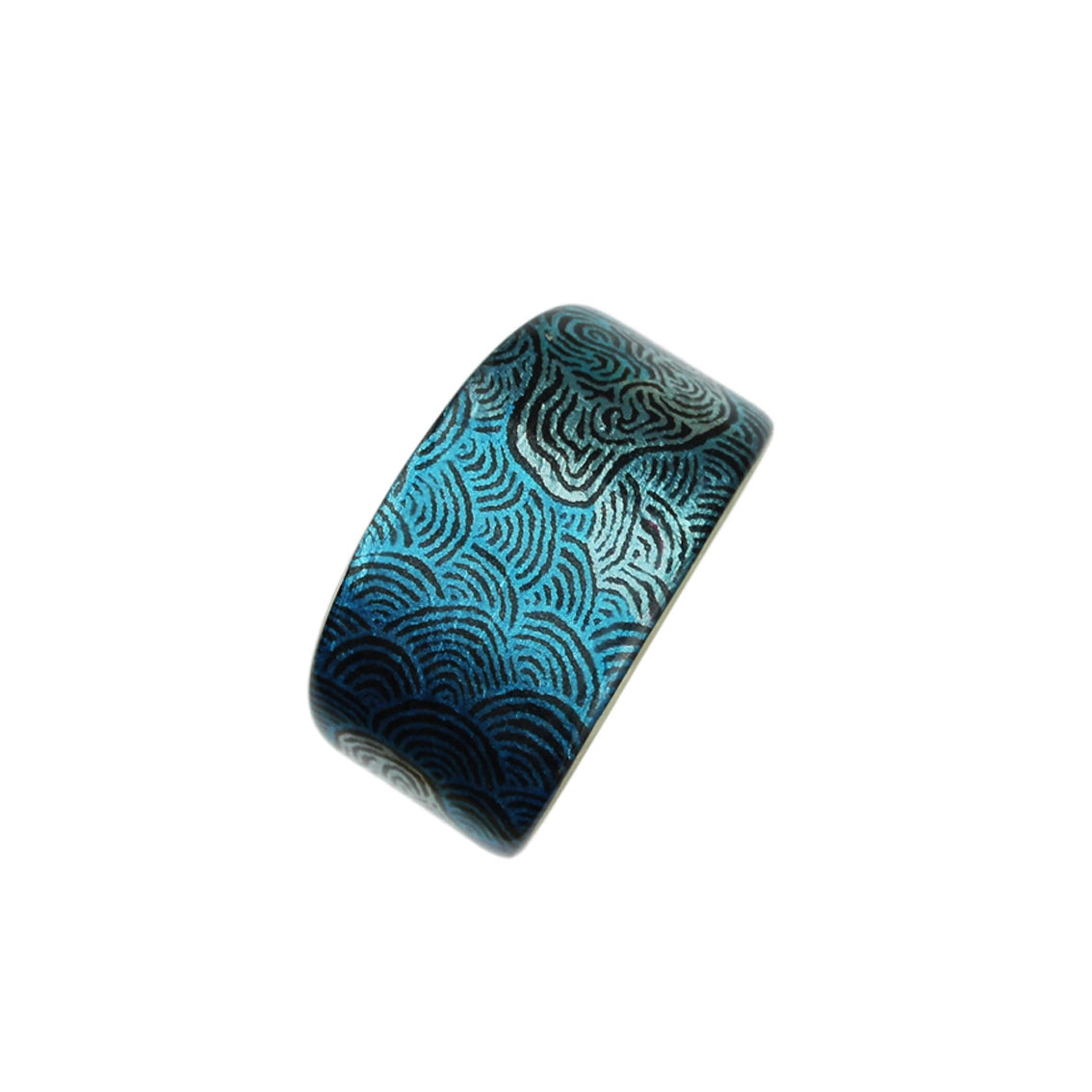 KIRSTY MINA BLUE ADJUSTABLE WIDE BRACELET - D188